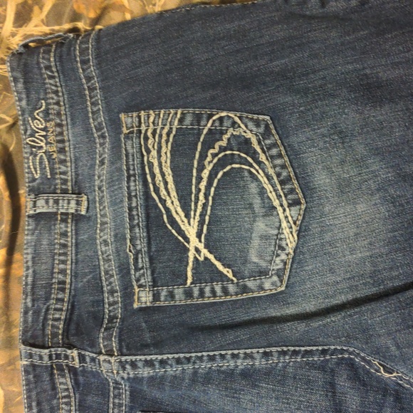 Silver Jeans 22 Dark Wash Bootcut Jeans - Picture 11 of 16